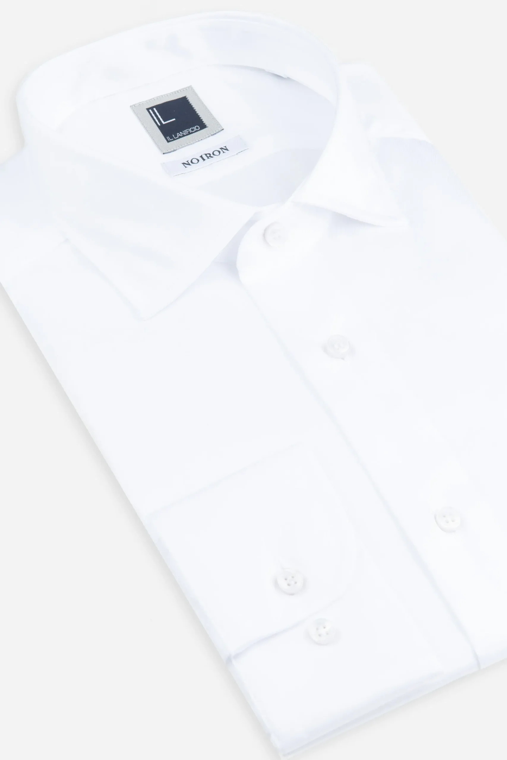 Camicia slim no stiro - BIANCO