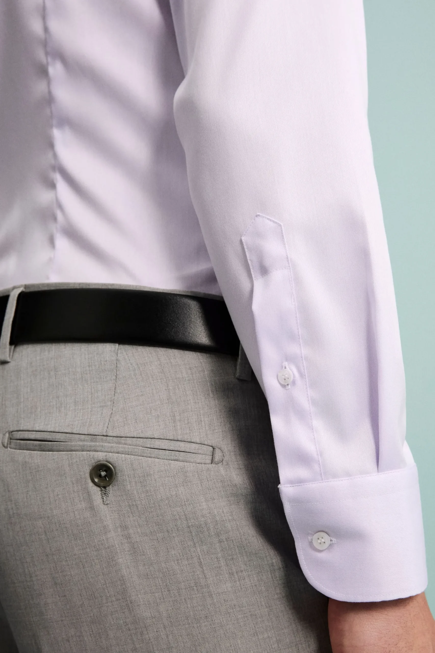 Camicia slim no stiro - GLICINE