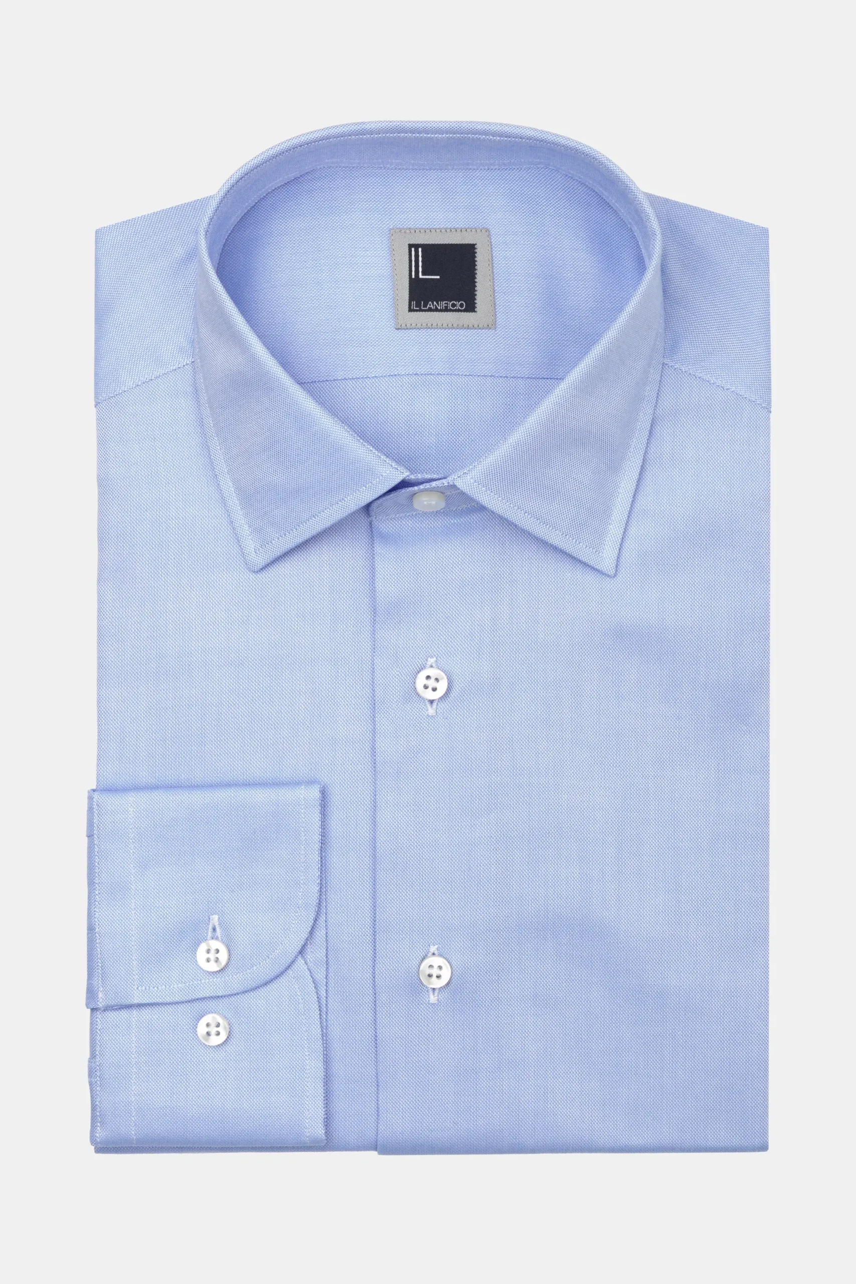 Camicia slim oxford - AZZURRO