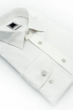 Camicia Twill No Iron Regular Fit - BIANCO