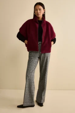 Cappa Foderata con Zip - BORDEAUX