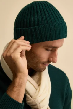 Cappello in cashmere a coste - BOSCO