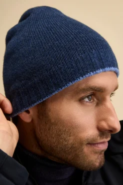 Cappello in cashmere - JEANS/BLU MEL