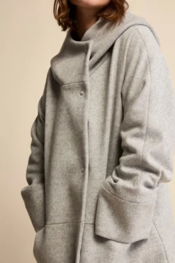 Cappotto corto in lana e cashmere - PERLA
