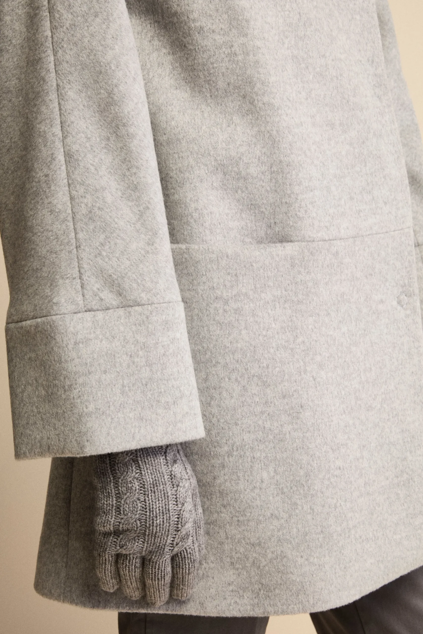 Cappotto corto in lana e cashmere - PERLA