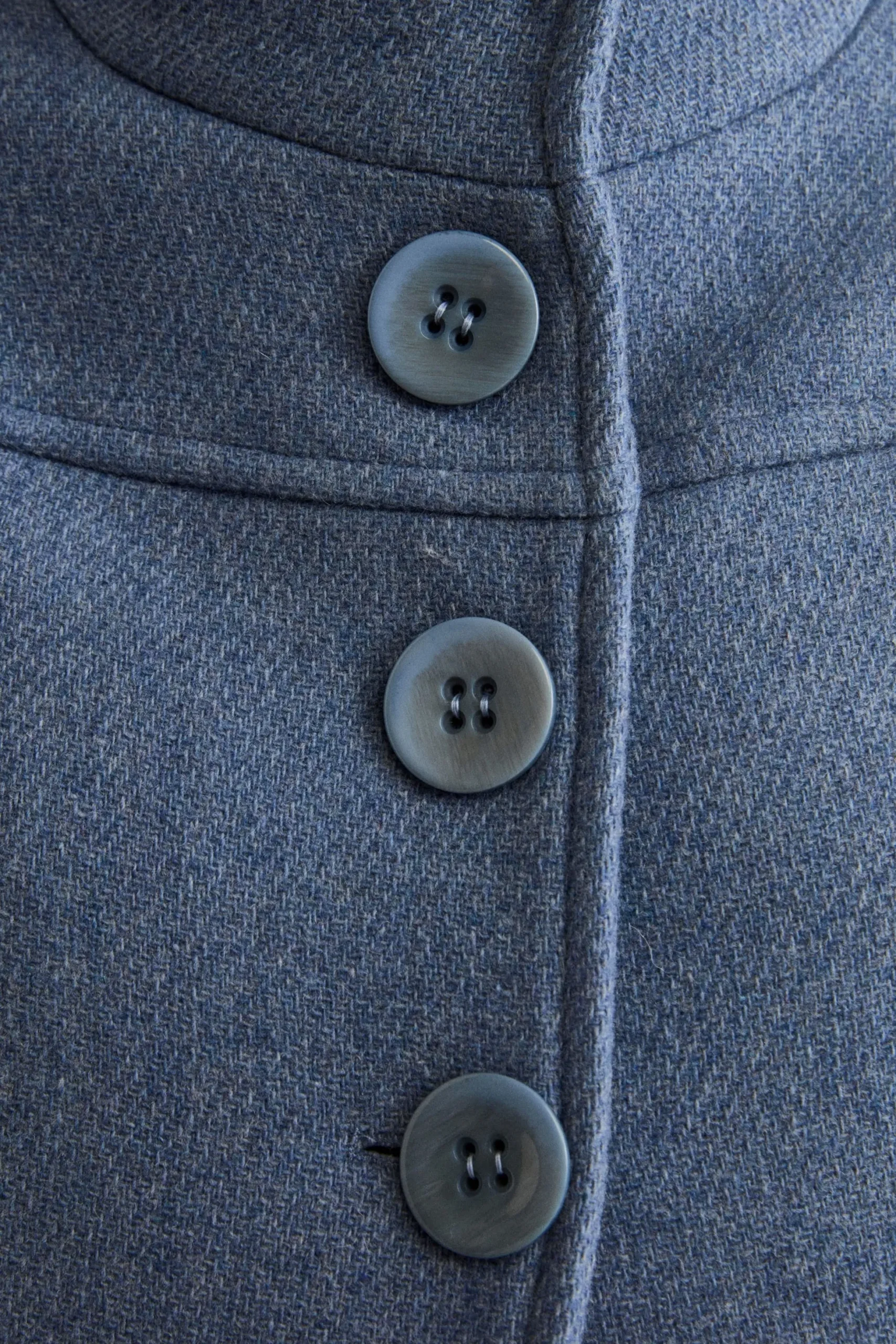 Cappotto Corto in Misto Lana con Maniche a Campana - POLVERE