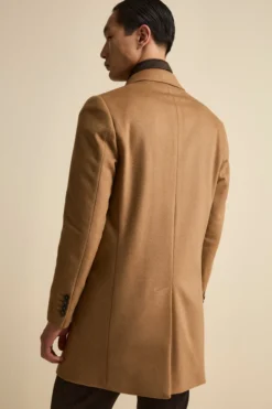 Cappotto in lana e cashmere - CAMMELLO
