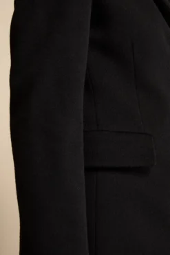 Cappotto in lana e cashmere - NERO