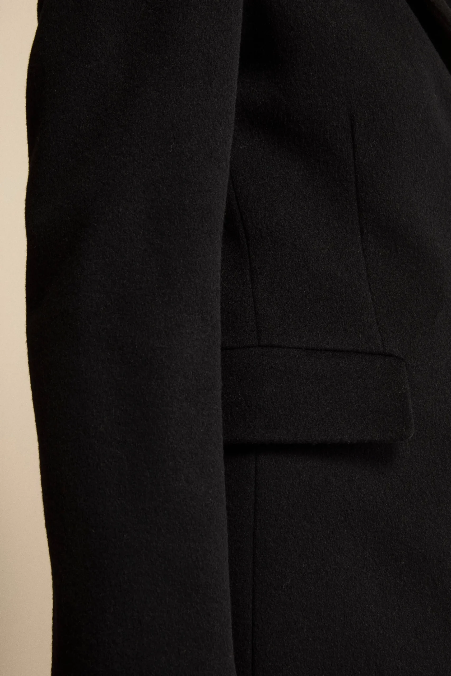 Cappotto in lana e cashmere - NERO