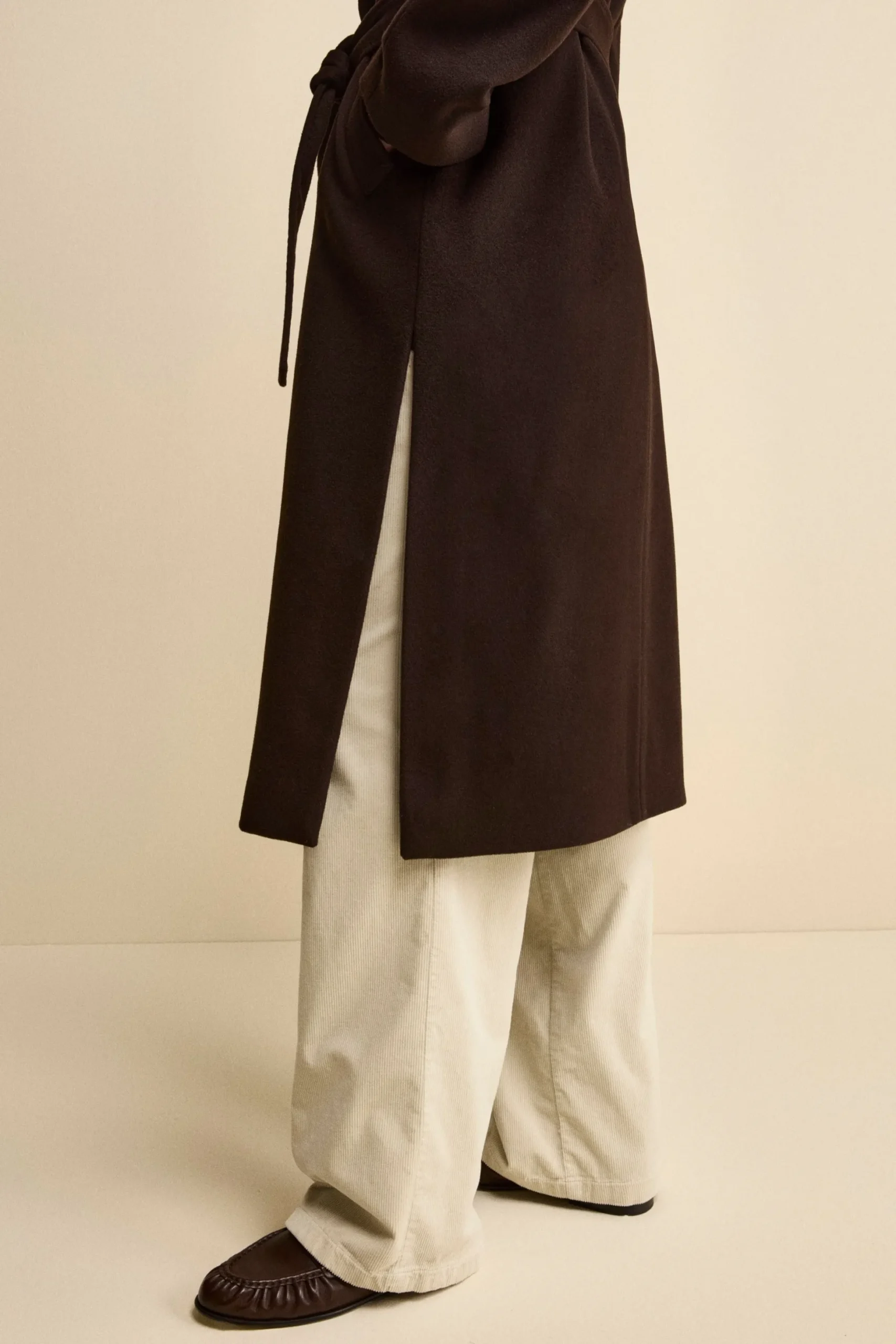 Cappotto lungo in lana e cashmere - T.MORO