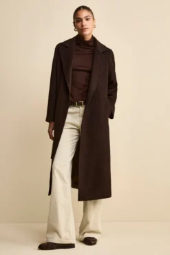 Cappotto lungo in lana e cashmere - T.MORO
