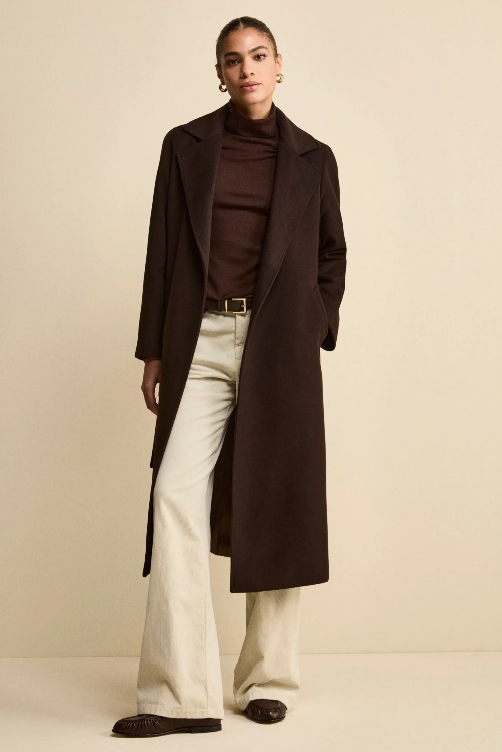 Cappotto lungo in lana e cashmere - T.MORO