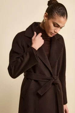 Cappotto lungo in lana e cashmere - T.MORO