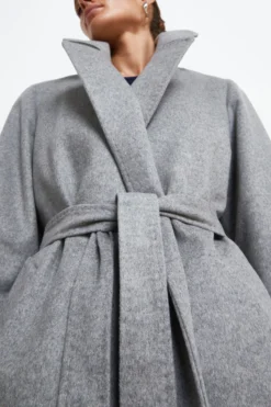Cappotto lungo in lana e cashmere - PERLA