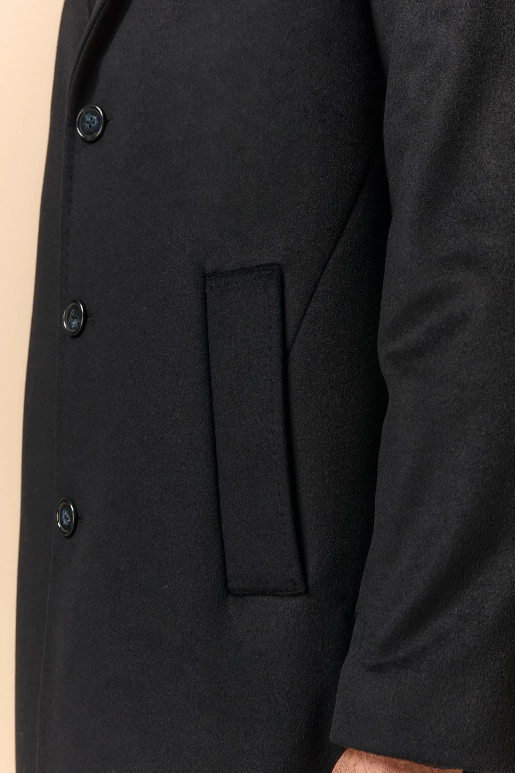 Cappotto Over in Lana e Cashmere - BLU