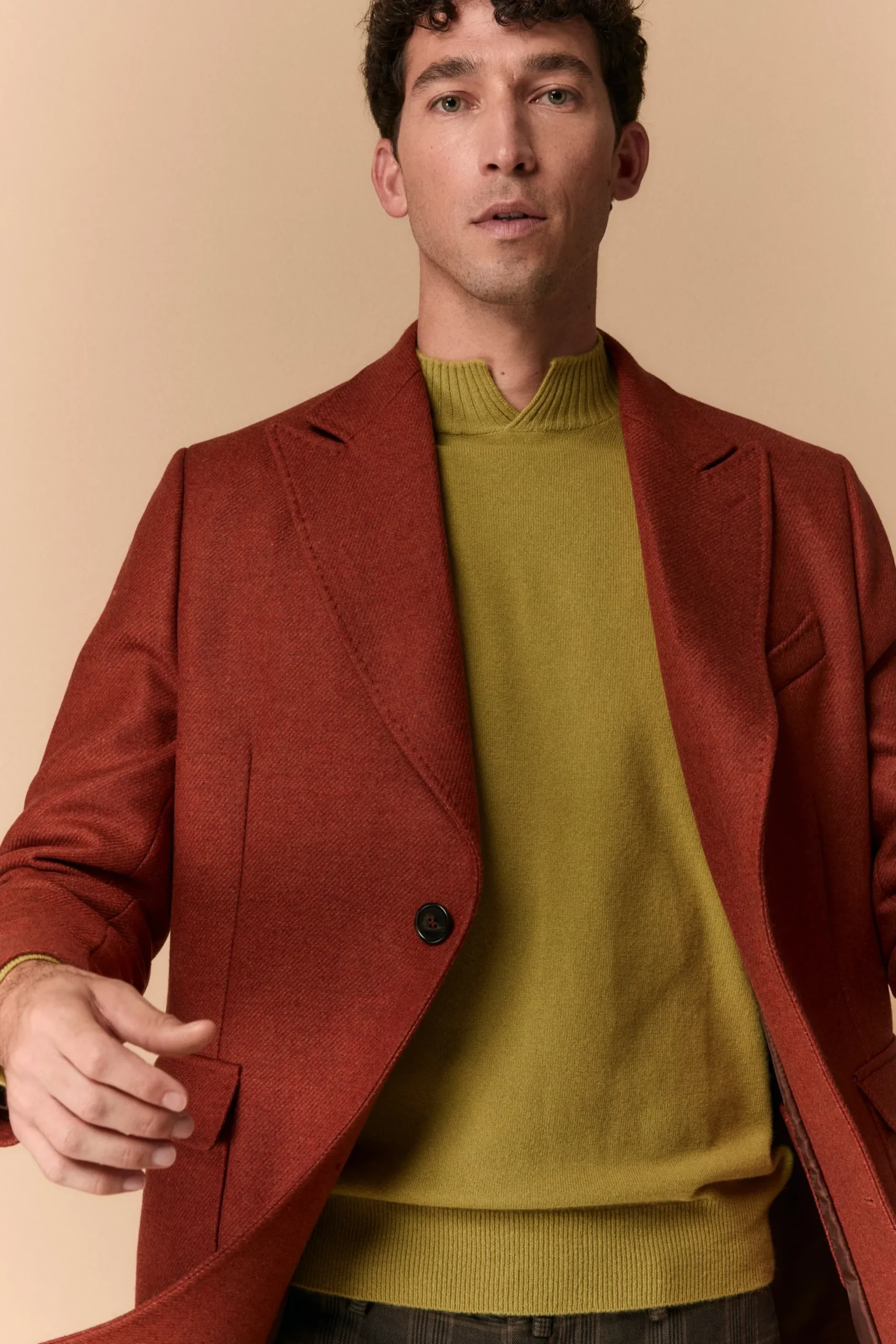 Cappotto Twill in Lana - COCCIO