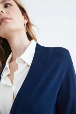 Cardigan aperto - BLU
