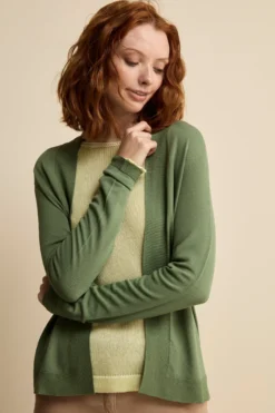 Cardigan aperto - KAKI