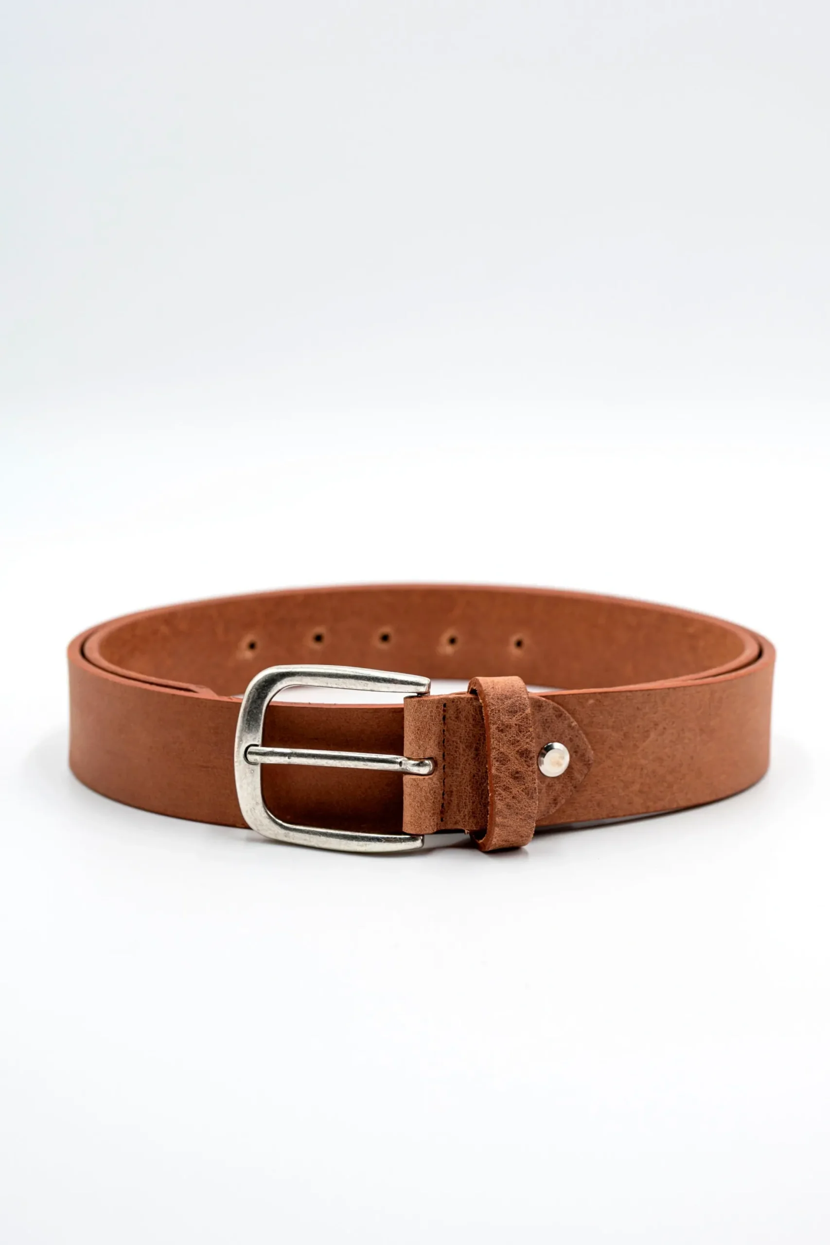 Cintura Basic in Pelle - CUOIO