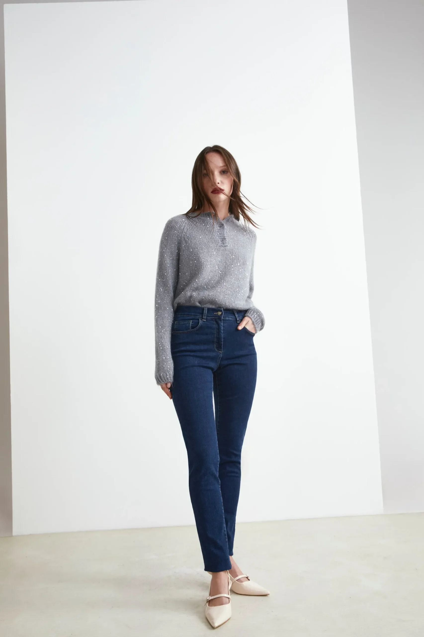 Denim Straight Cinque Tasche - JEANS