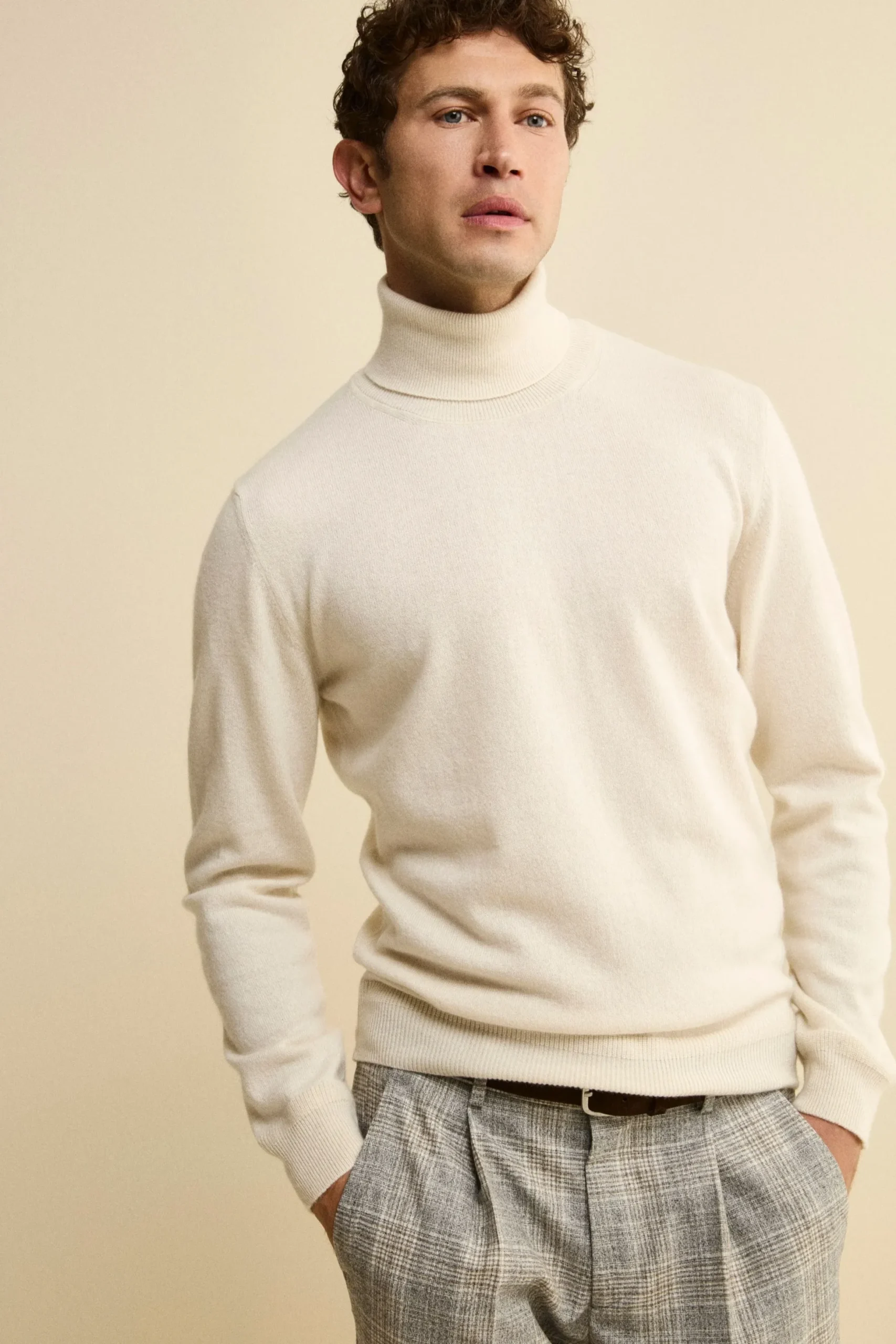 Dolcevita in cashmere e seta - LATTE