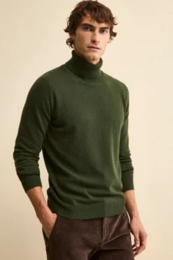 Dolcevita in lana e cashmere - VERDONE