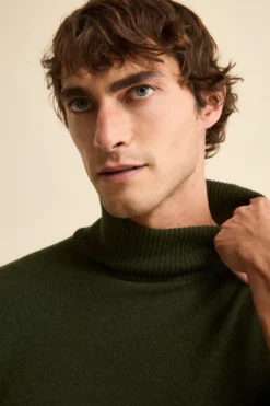 Dolcevita in lana e cashmere - VERDONE