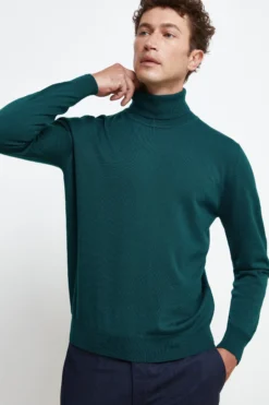 Dolcevita in Lana Merino - VERDE SCURO