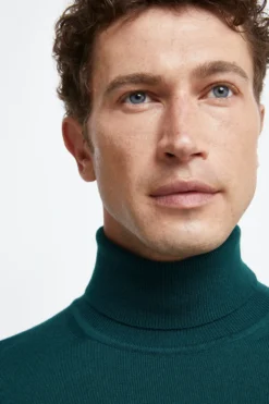 Dolcevita in Lana Merino - VERDE SCURO