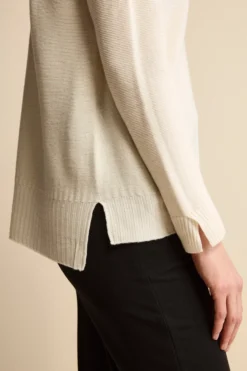 Dolcevita Links in Lana Merino - BIANCO