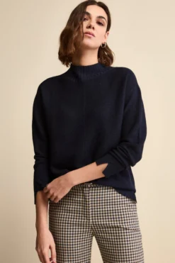 Dolcevita Links in Lana Merino - BLU