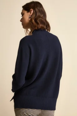 Dolcevita Links in Lana Merino - BLU