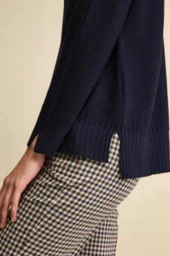 Dolcevita Links in Lana Merino - BLU