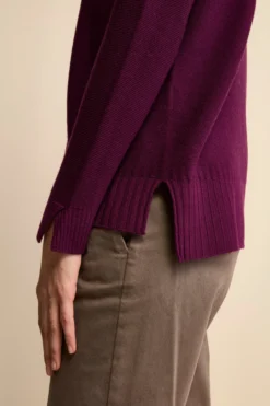 Dolcevita Links in Lana Merino - PRUGNA