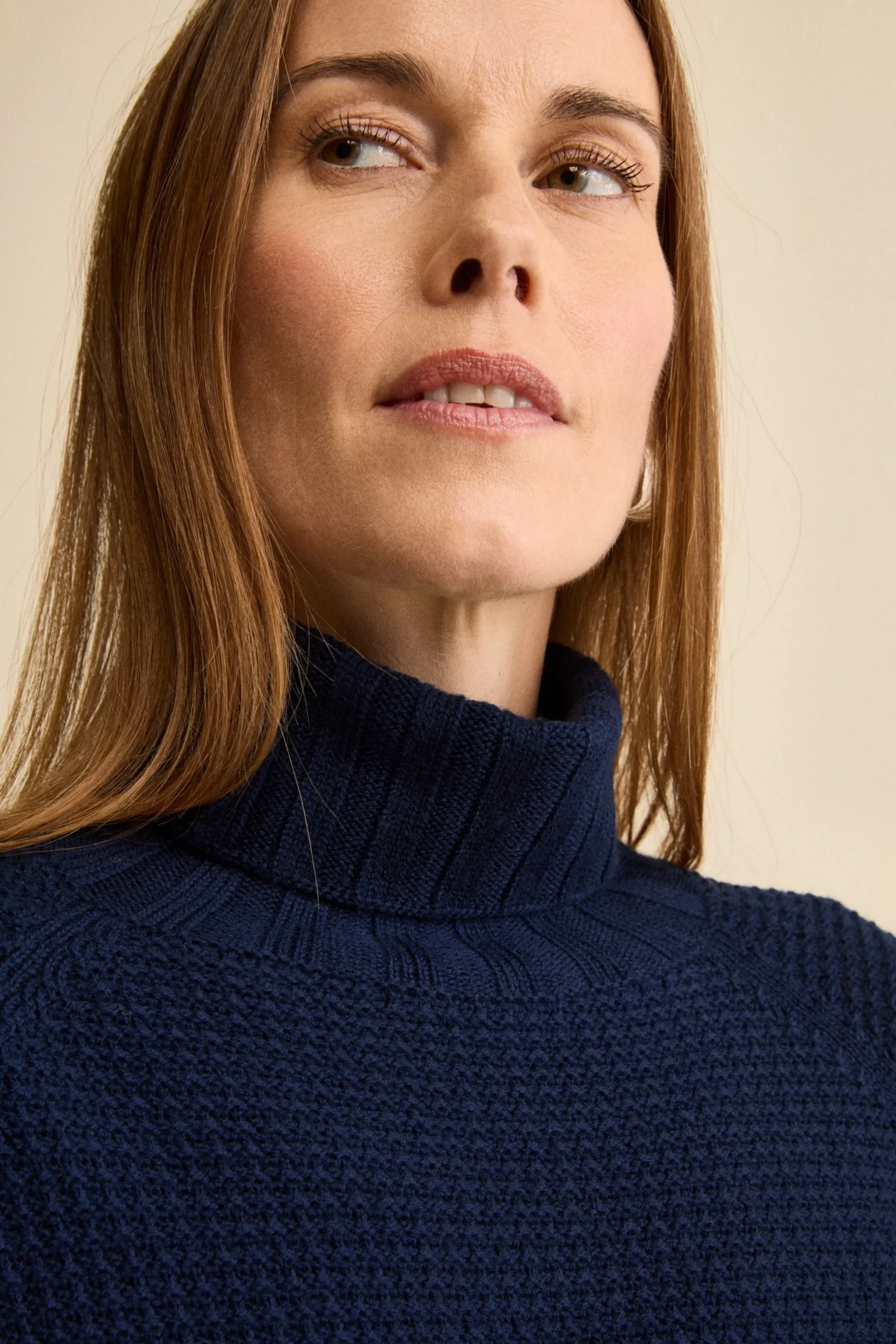 Dolcevita Morbido Lavorato in Lana Merino - NAVY