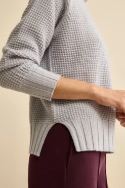 Dolcevita Morbido Lavorato in Lana Merino - GHIACCIO
