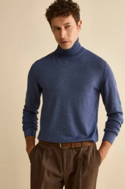 Dolcevita Uomo in Lana Merino - JEANS