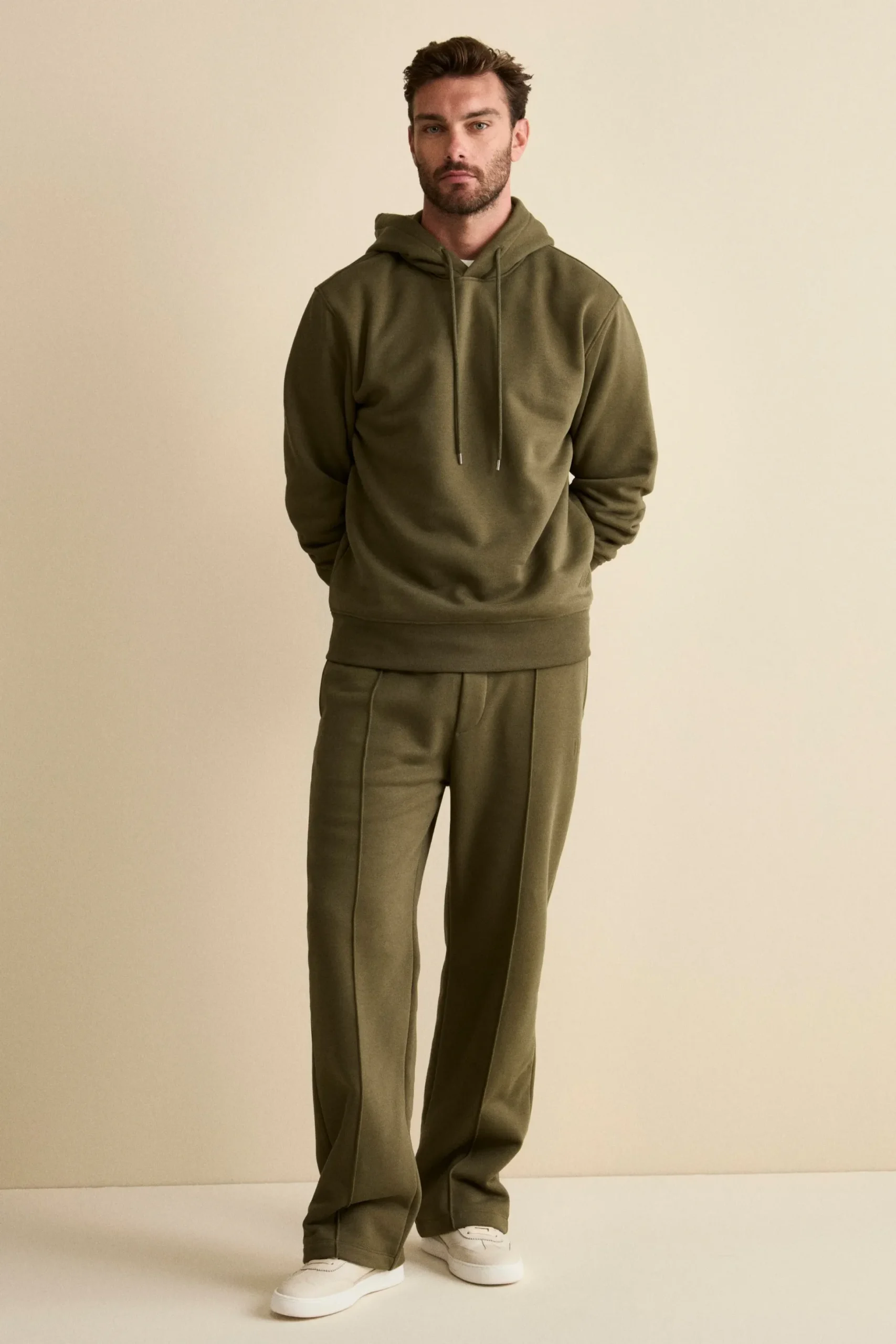 Felpa Sportiva con Cappuccio - MILITARE