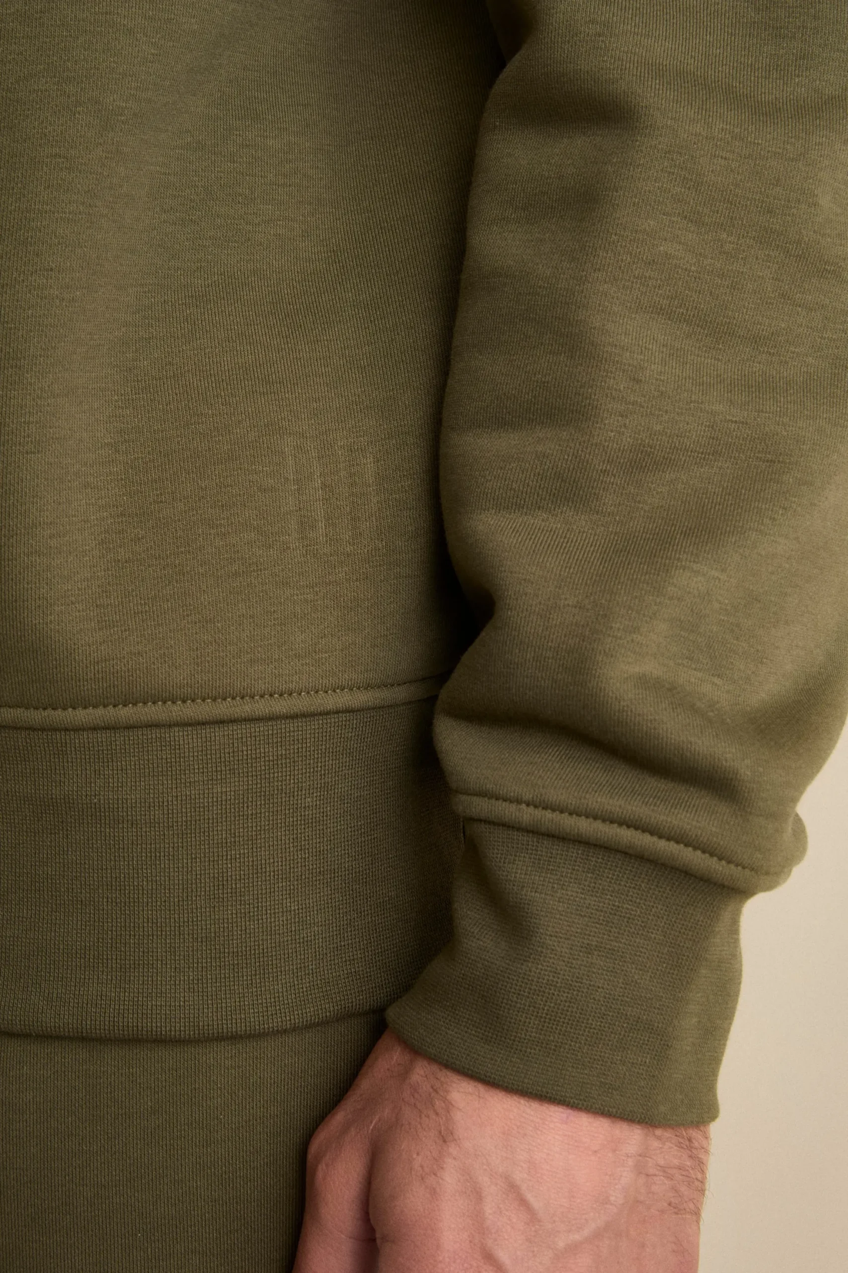 Felpa Sportiva con Cappuccio - MILITARE