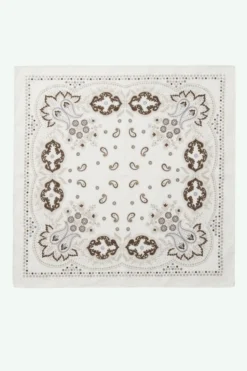 Foulard in Cotone con Stampa Fantasia - FANT. BEIGE
