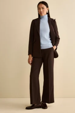 Giacca Bistretch Foderata Regular Fit - MARRONE