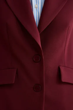 Giacca Bistretch Foderata Regular Fit - BORDEAUX