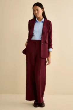 Giacca Bistretch Foderata Regular Fit - BORDEAUX