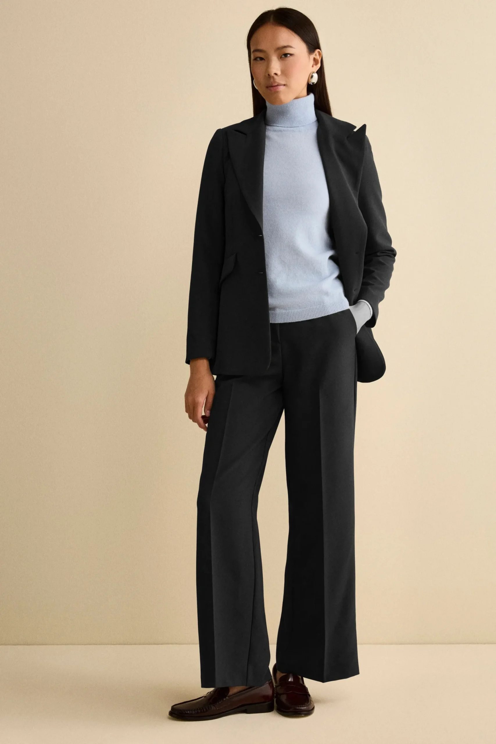 Giacca Bistretch Foderata Regular Fit - NERO