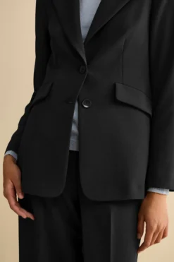 Giacca Bistretch Foderata Regular Fit - NERO