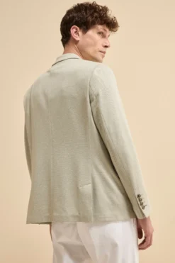 Giacca in Jersey Monopetto Comfort Fit - VERDINO