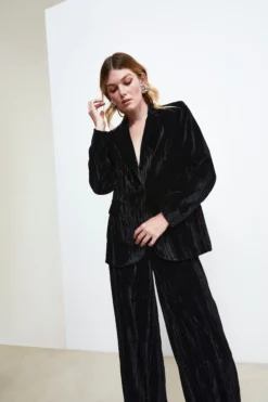 Giacca in Velluto da donna - NERO