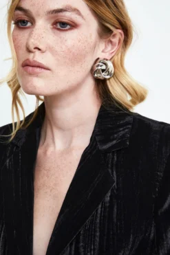 Giacca in Velluto da donna - NERO