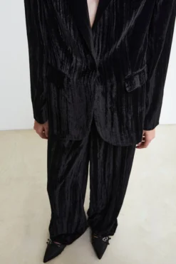 Giacca in Velluto da donna - NERO