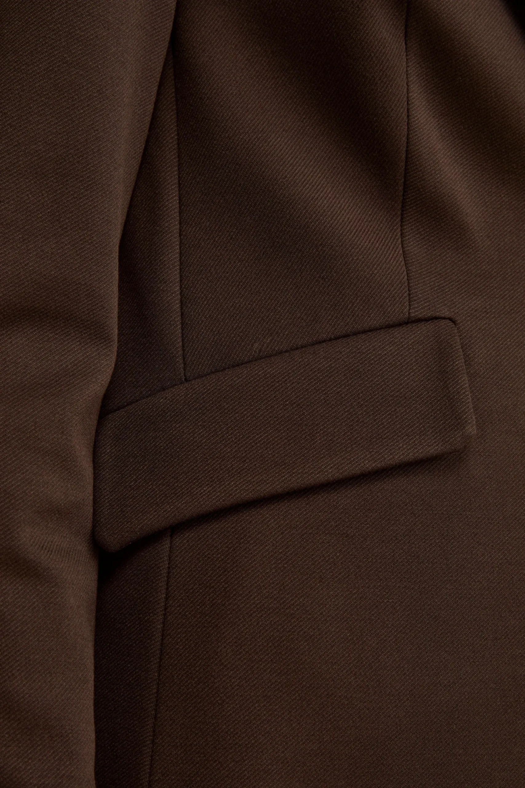 Giacca Lunga Elegante con Revers a Lancia - T.MORO